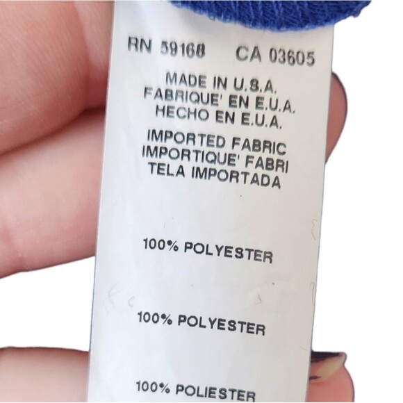 FIFTEEN TWENTY Dress Shift Wrap Blue‎ Sleeveless Short Open Back Flowy S - Picture 10 of 16